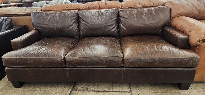 Bernhardt Interiors leather sofa