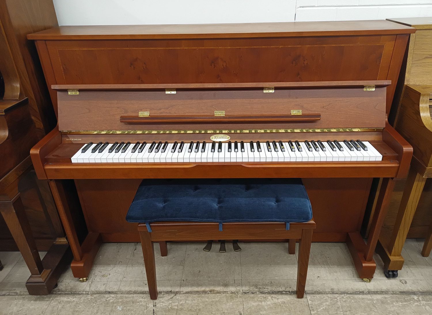 Kemble Studio Upright Piano with Silent System