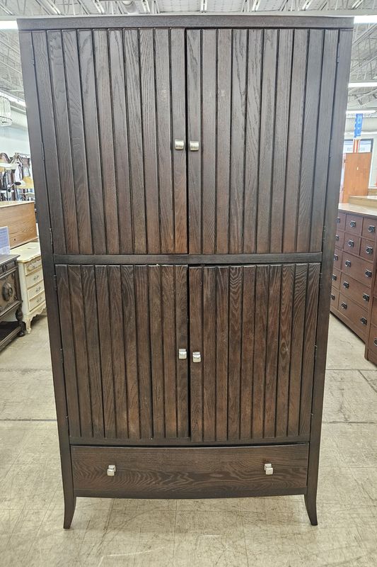 Stanley furniture espresso armoire