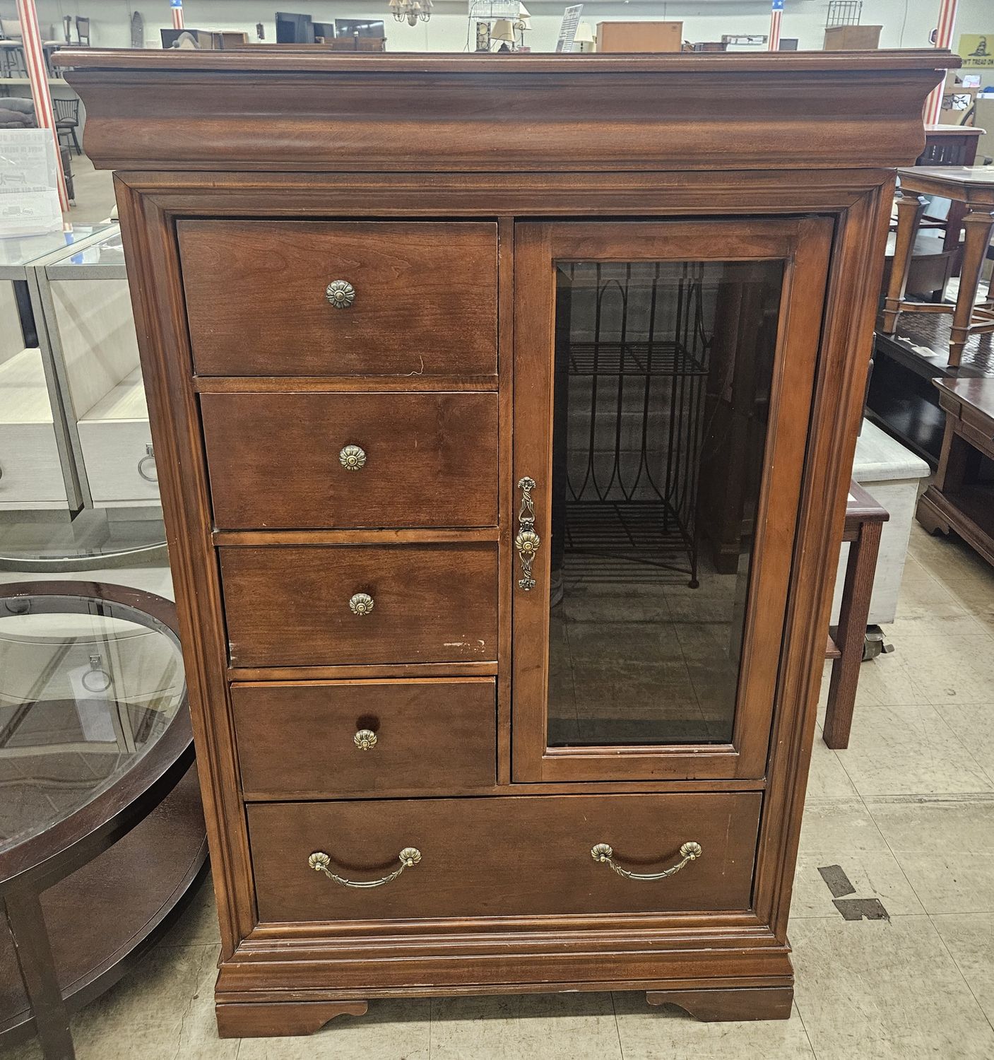 Handsome solid wood cabinet