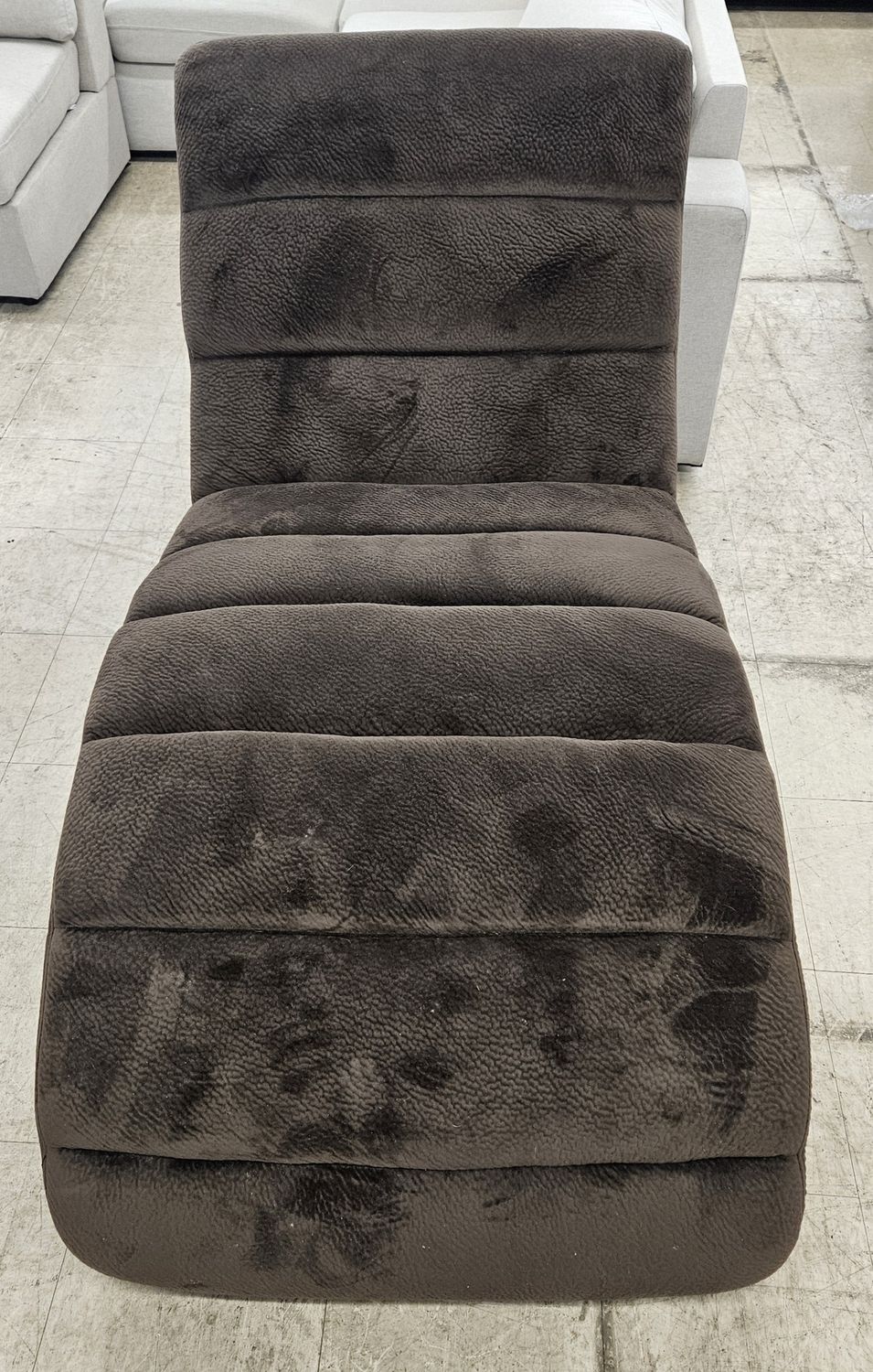 Ultra-cozy microfiber chaise lounge