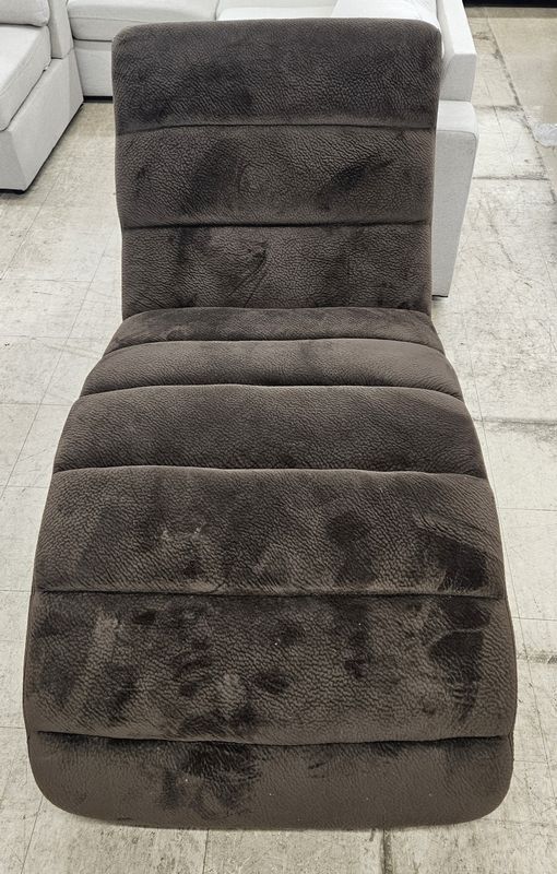 Ultra-cozy microfiber chaise lounge
