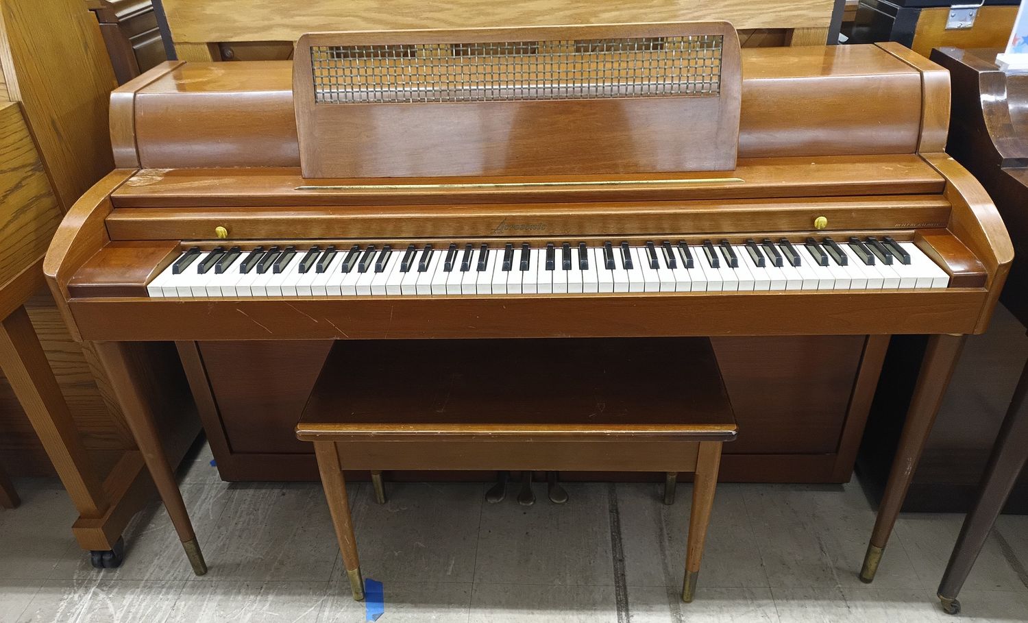 Mid-Century Modern Acrosonic Spinet Piano