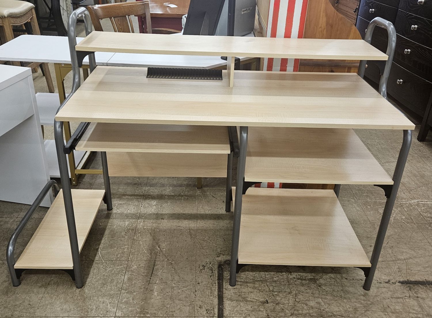 Modern Multi-Tier Computer Desk