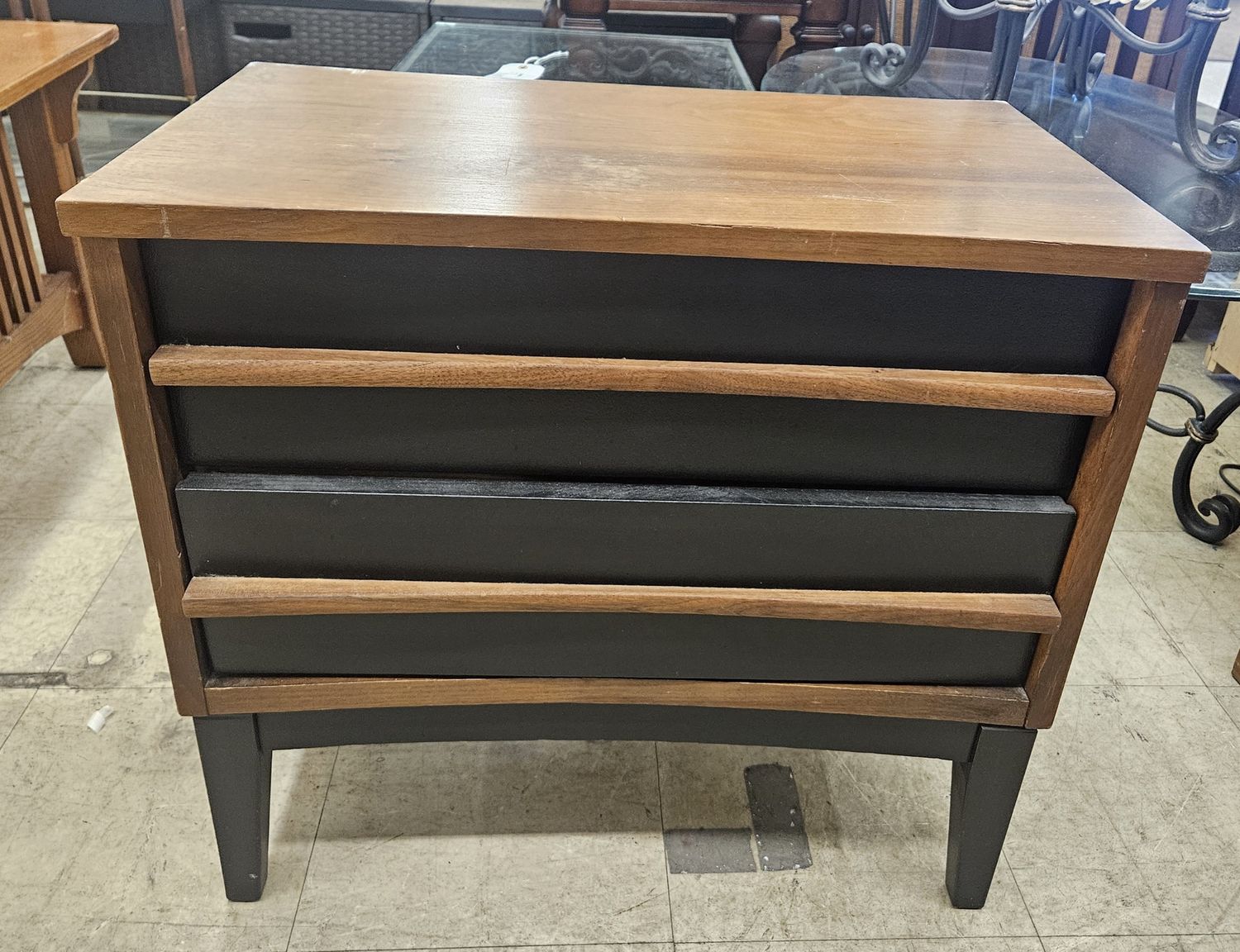 Mid-Century Modern 2-Drawer Chest