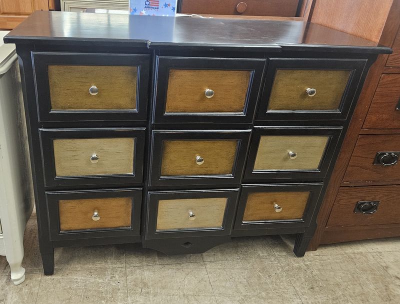 Two-Tone 9-Drawer Accent Chest