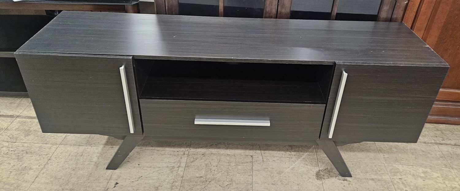 Modern Espresso TV Console with Storage