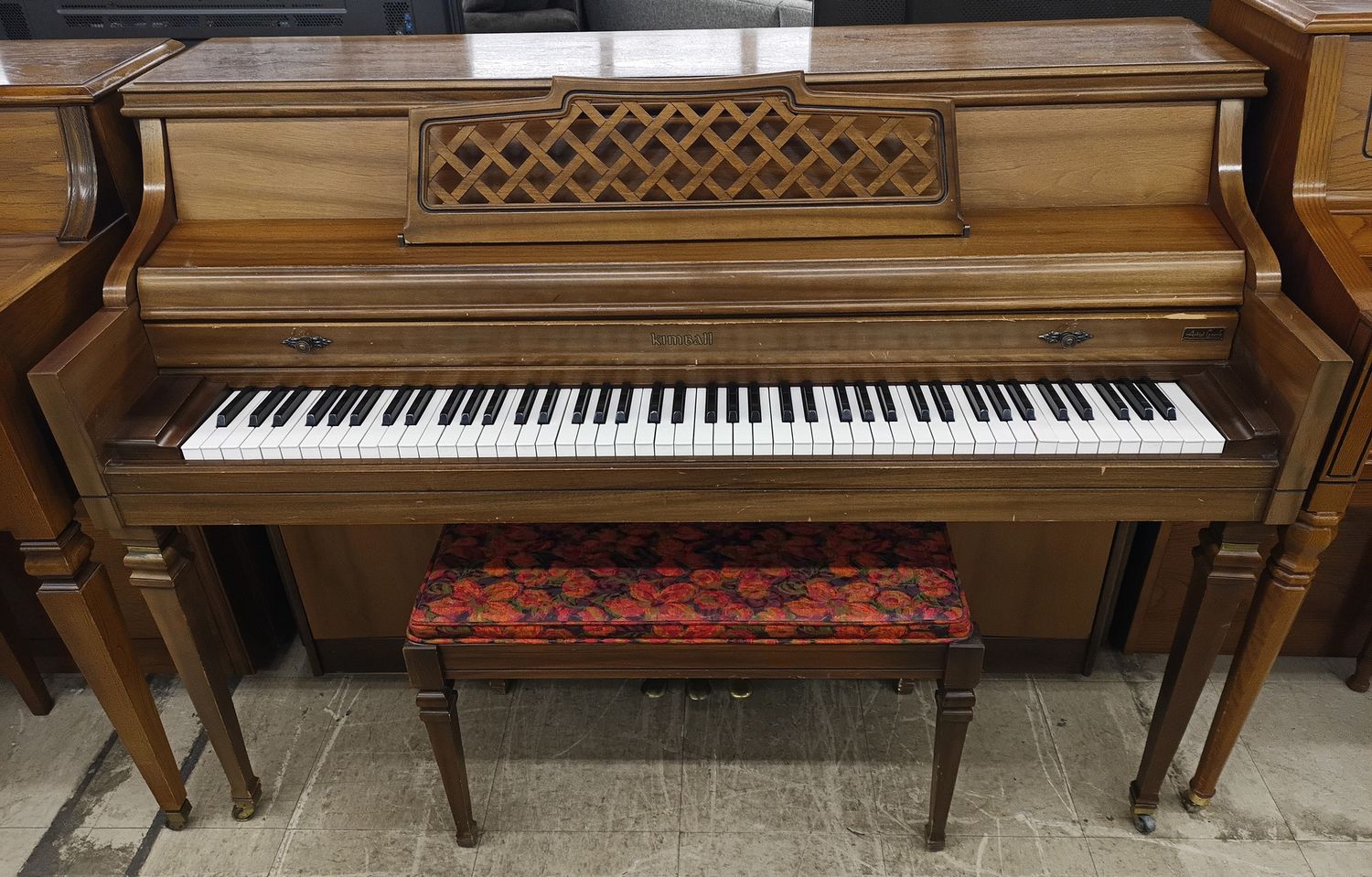 Kimball Console Piano Walnut