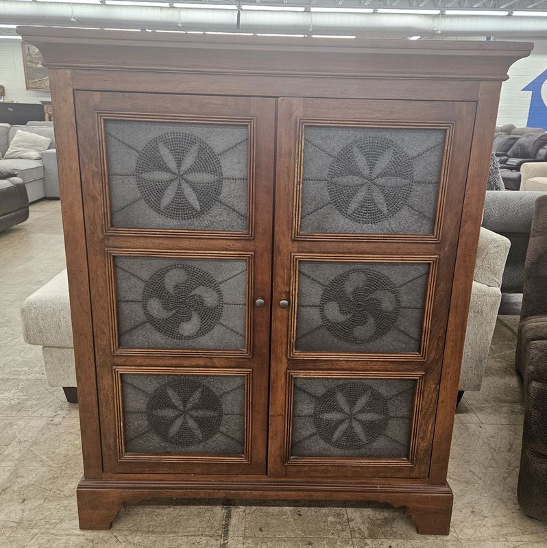Solid Cherry Media Cabinet
