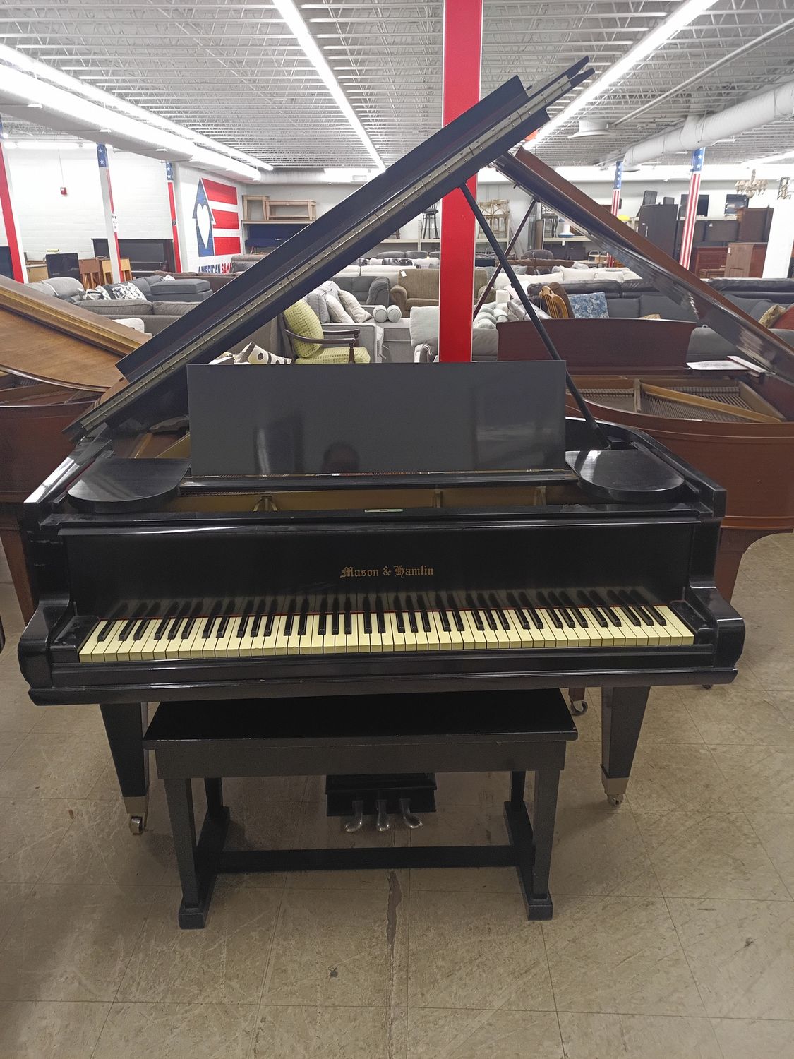 Mason and Hamlin Baby Grand Piano