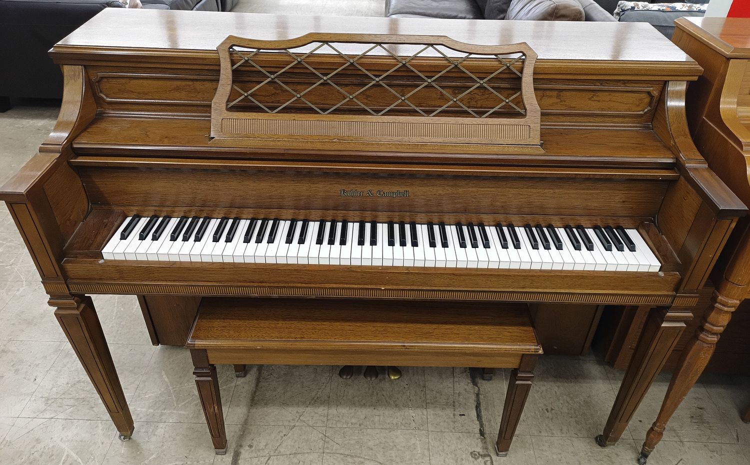 Kohler and Campbell Console Piano