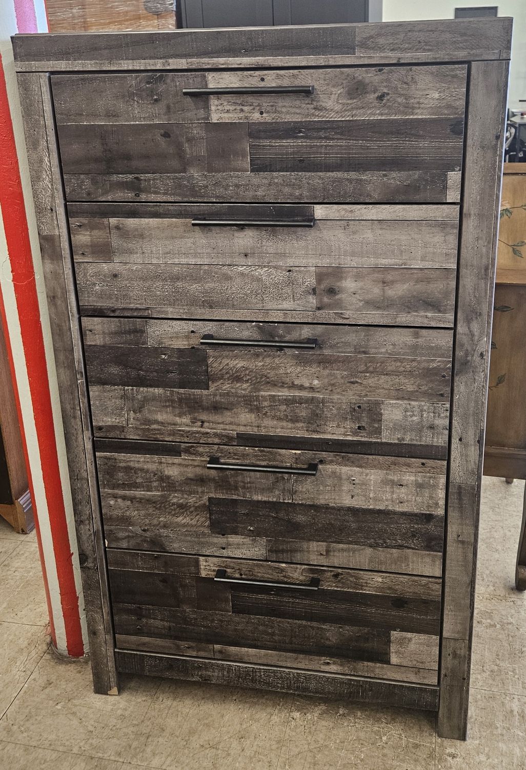 Rustic Modern 5-Drawer Chest