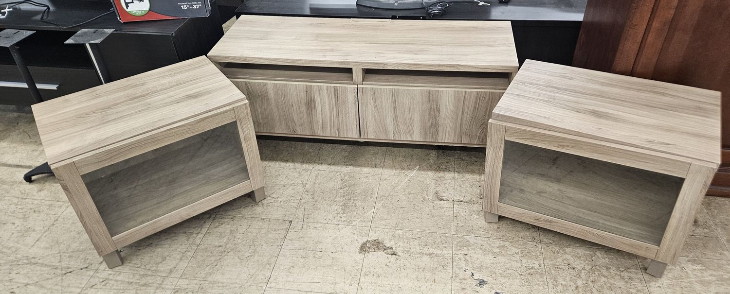 Modern 3-Piece Entertainment Set