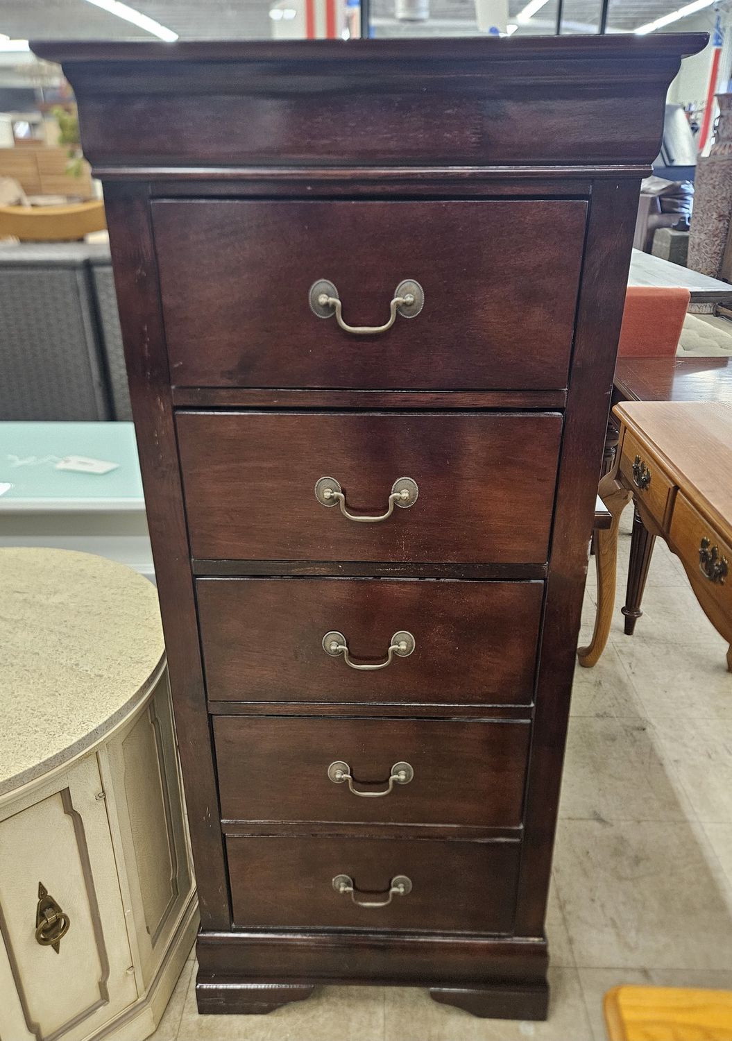 Classic Cherry 5-Drawer Lingerie Chest