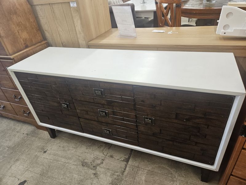 Mid-Century Modern Block Front Credenza