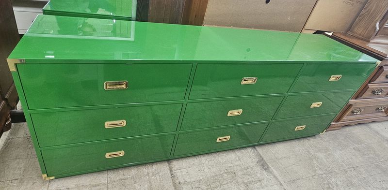 ModShop 1962 Emerald Green Lacquer Dresser