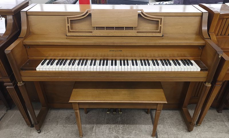 Institutional Story and Clark Console Piano