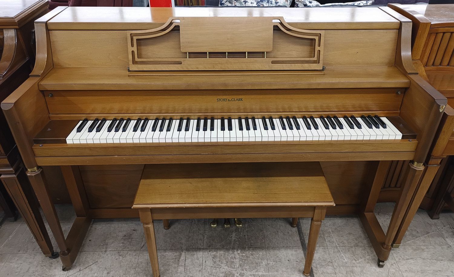 Institutional Story and Clark Console Piano