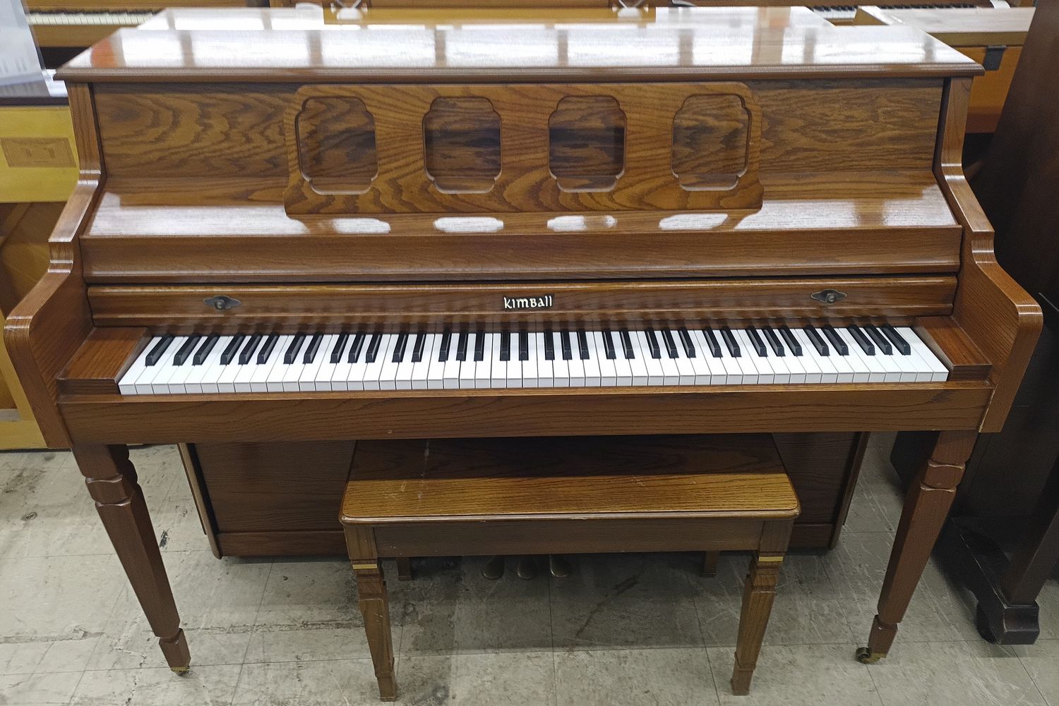 Gorgeous Kimball Console Piano