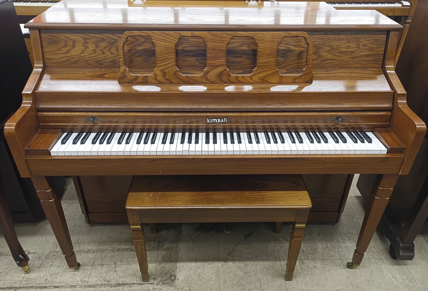 Gorgeous Kimball Console Piano