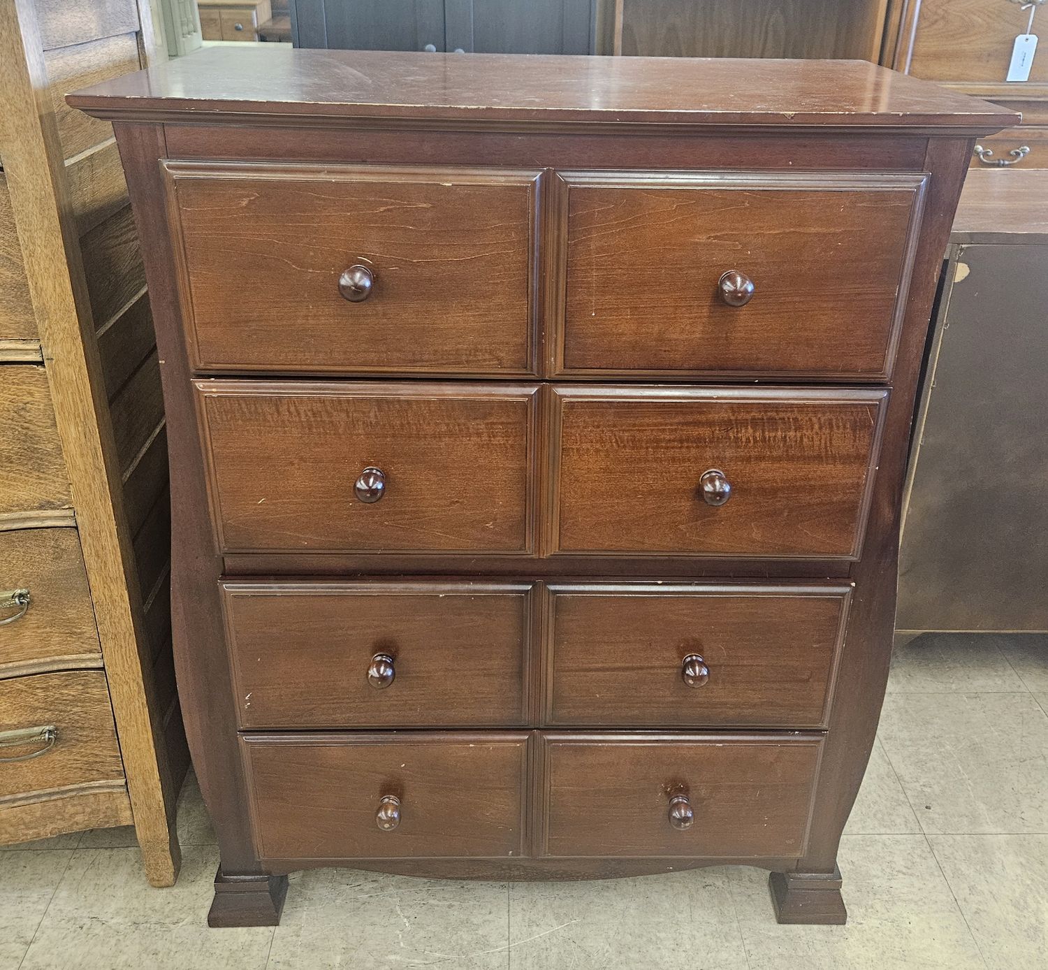 Classic Solid Wood 4-Drawer Chest