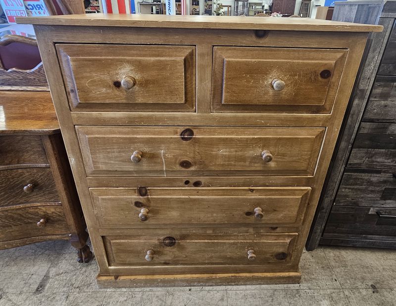 Solid Wood Rustic Dresser