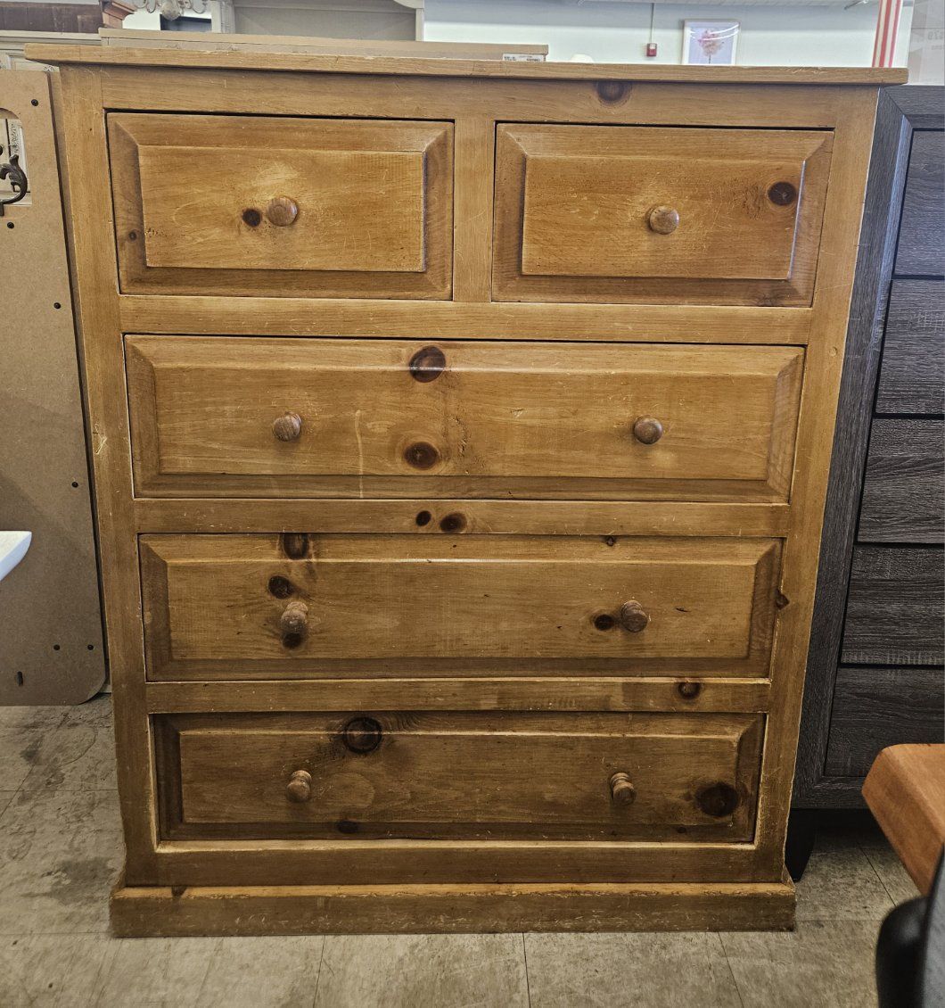 Solid Wood Rustic Dresser - FREE DELIVERY