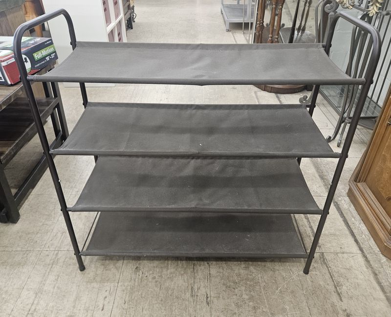 4-Tier Fabric Shelf Storage Rack