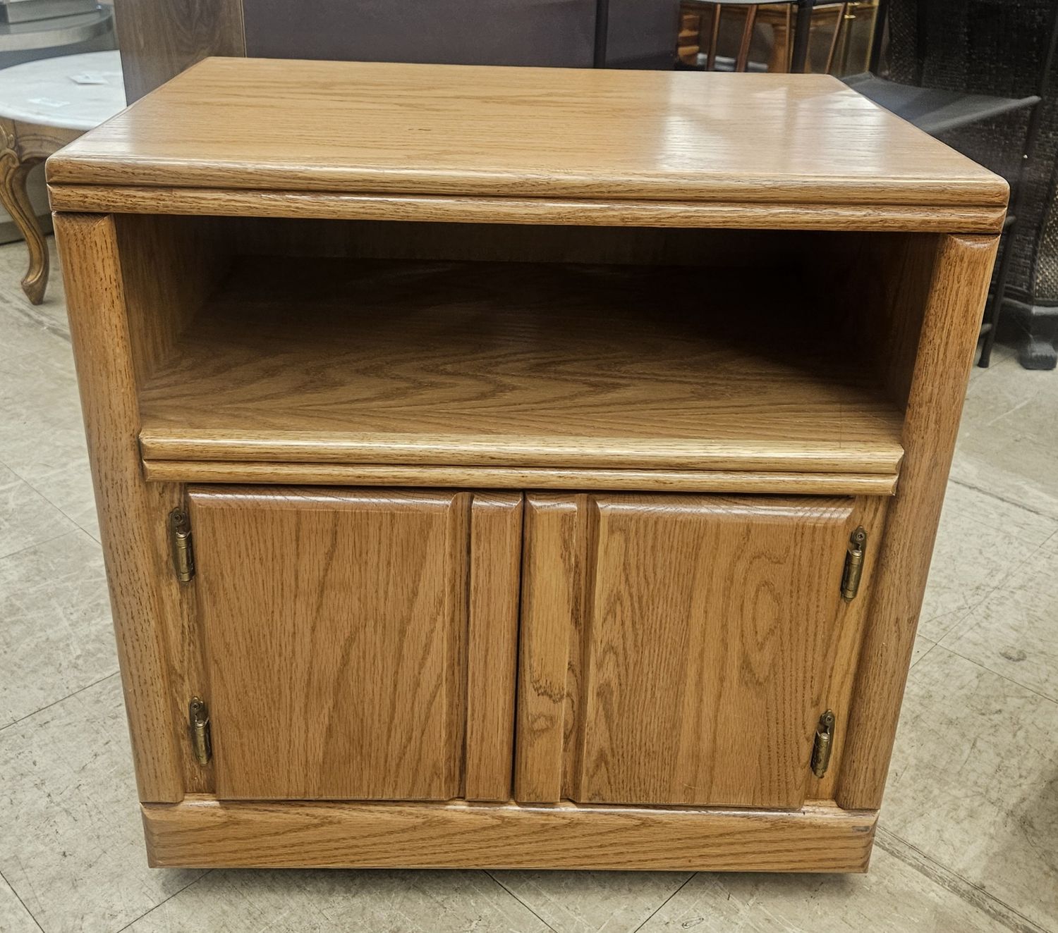 Classic Oak Media Cabinet