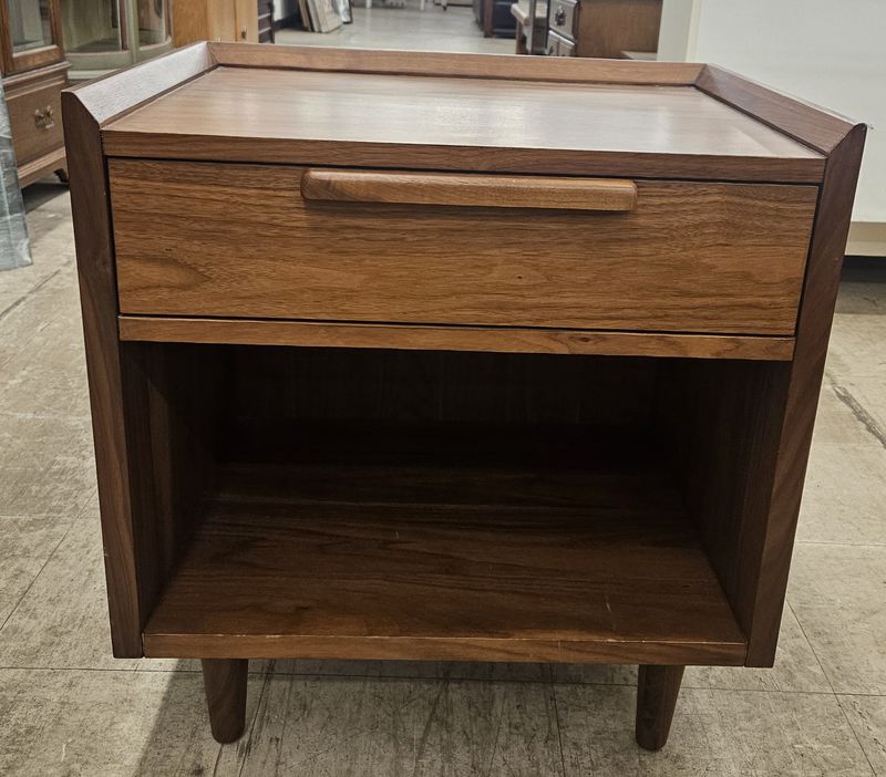 Crate &amp; Barrel Solid Wood Nightstand - FREE DELIVERY