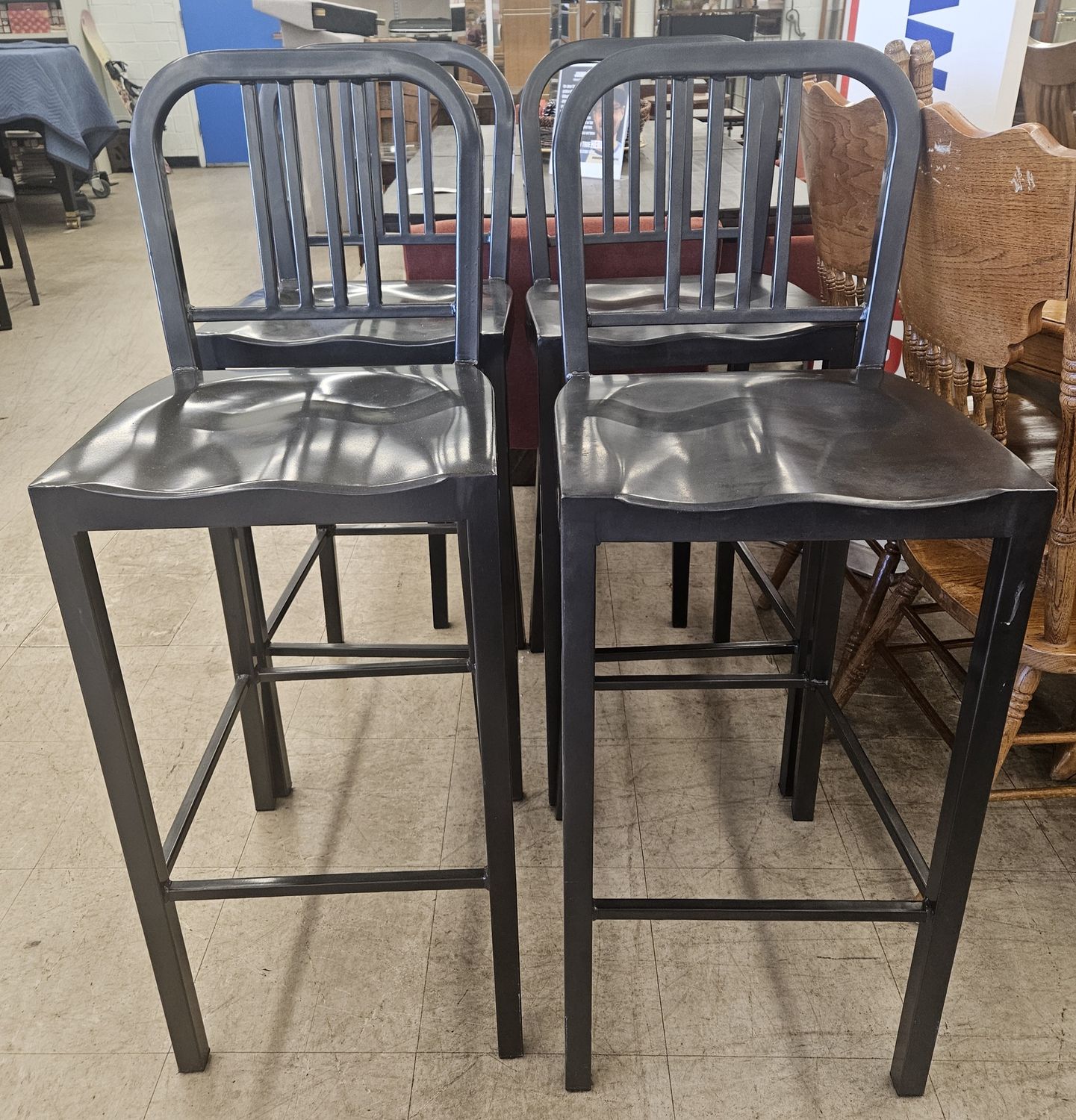 Industrial Steel Bar Stools