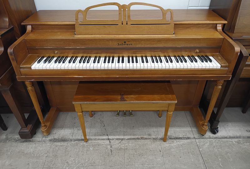 Anderson Spinet Piano w/ Unique Keys