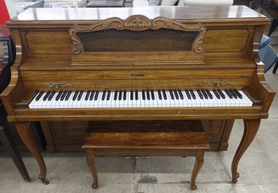 French Provincial Baldwin Console Piano