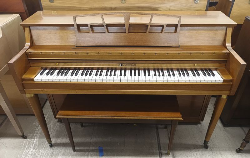 Mid Century Kimball Consolette Piano