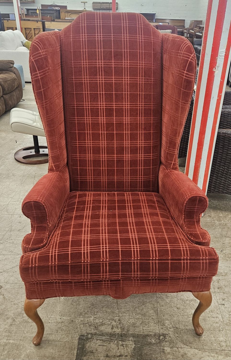 North Hickory Furniture Company High-Back Wingback Chair