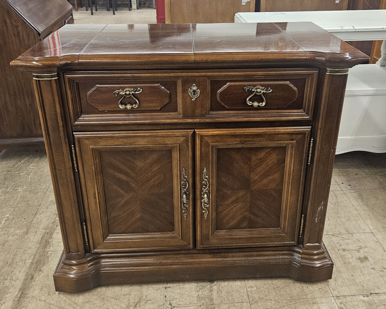 Stanley Heritage Flip-Top Server Cabinet