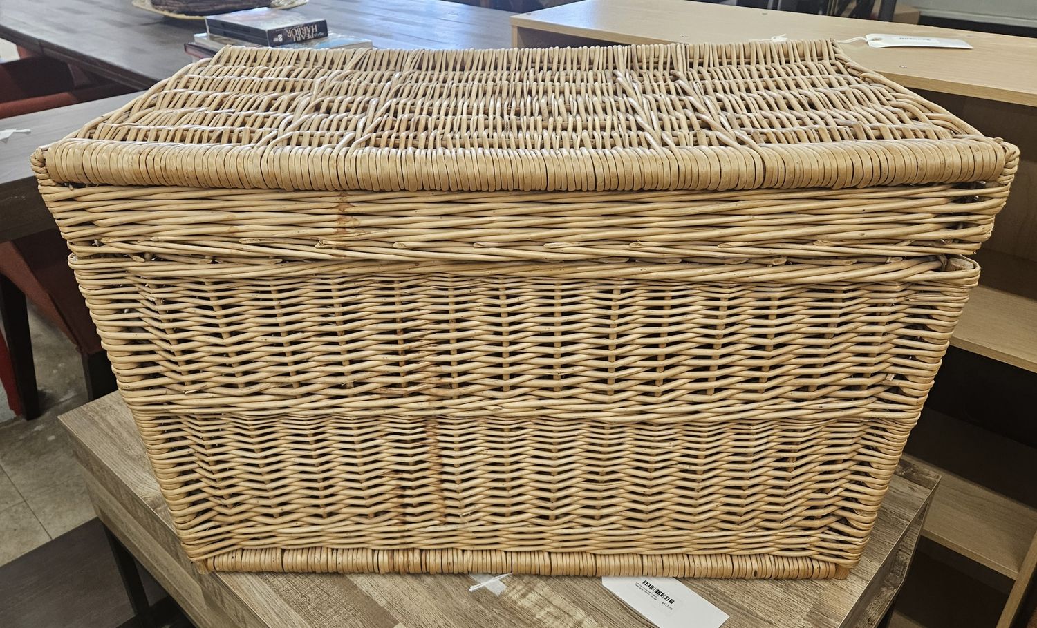 Oversized Woven Storage Chest