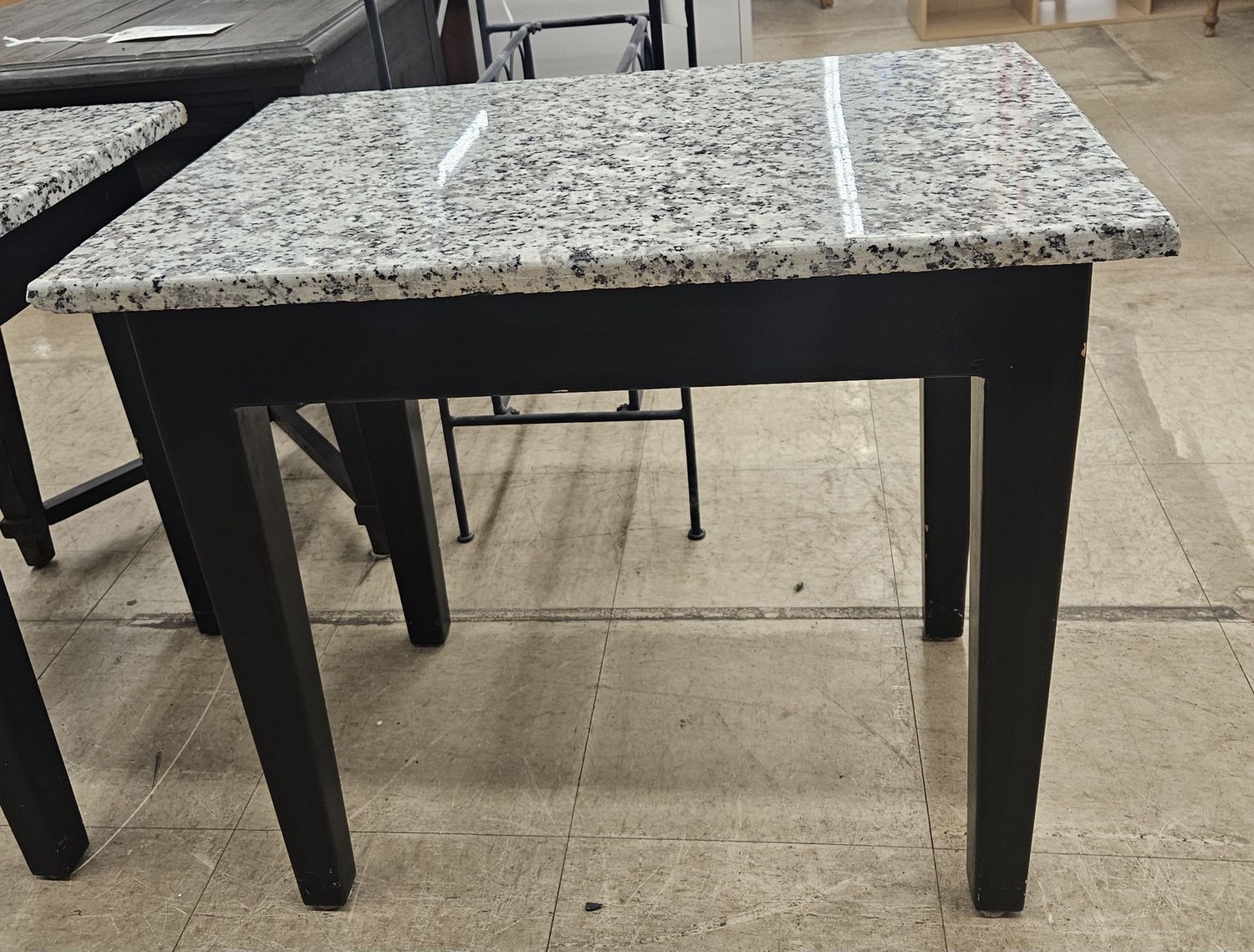 Granite Top Side Table (1LEFT)