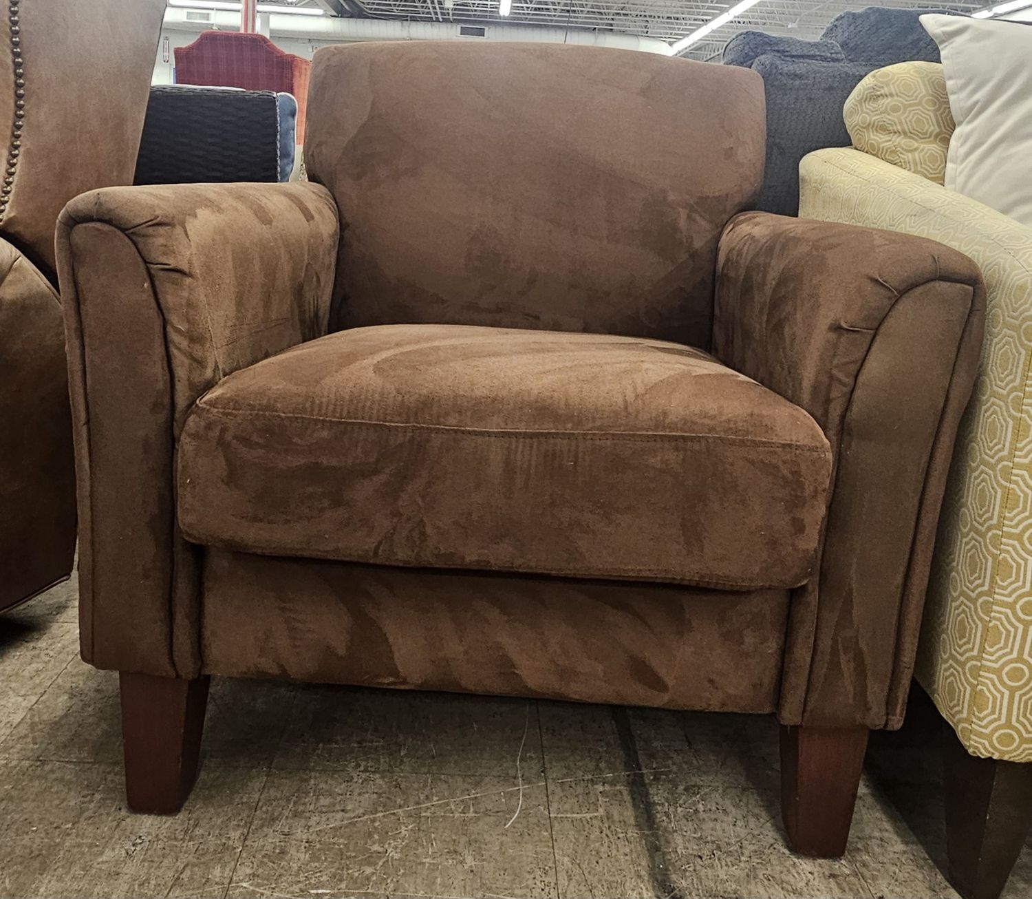 Cozy Chocolate Lounge Armchair