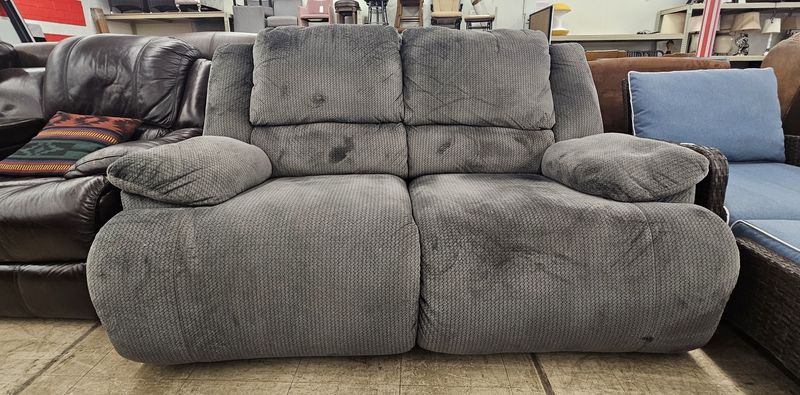 Plush Reclining Loveseat – Deep Comfort Seating - FREE DELIVERY