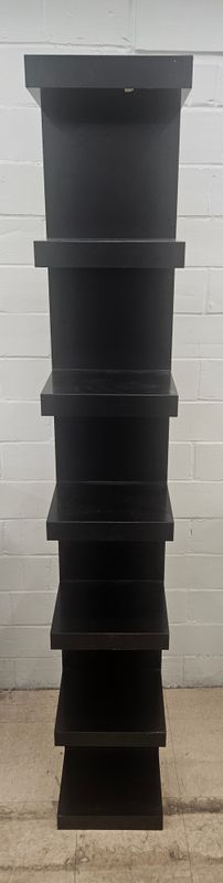 IKEA Black Wall-Mounted Display Shelf Tower