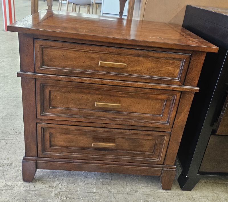 21 West by Wm. Wood 3-Drawer Nightstand / End Table