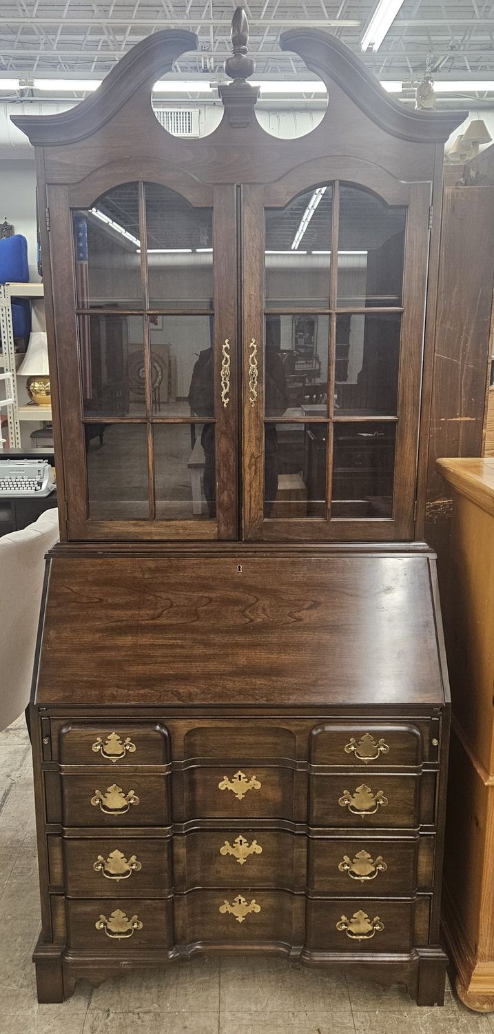 Pennsylvania House Solid Wood Secretary Desk with Hutch - FREE DELIVERY