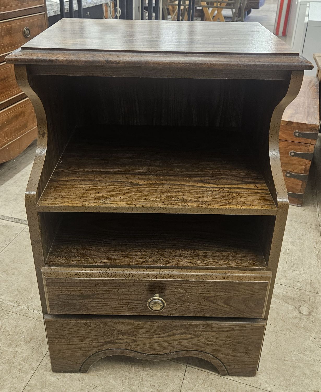 Kemp Solid Wood Nightstand / End Table
