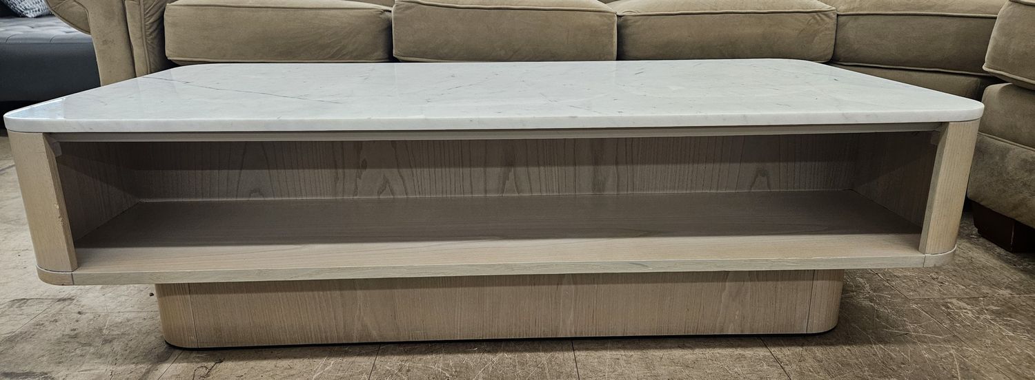 Modern Marble Top Coffee Table - FREE DELIVERY