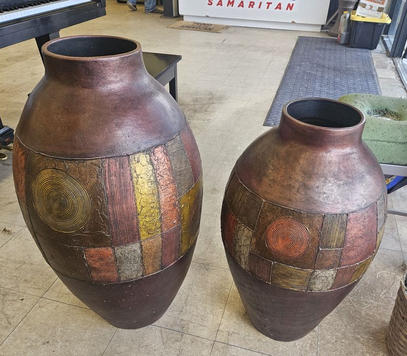 Decorative Oversized Floor Vases (Set of 2)