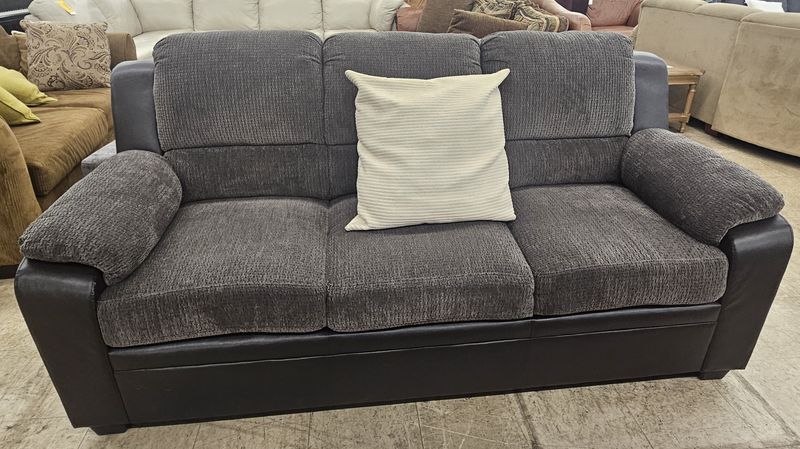 Charcoal Comfort Sofa - FREE DELIVERY