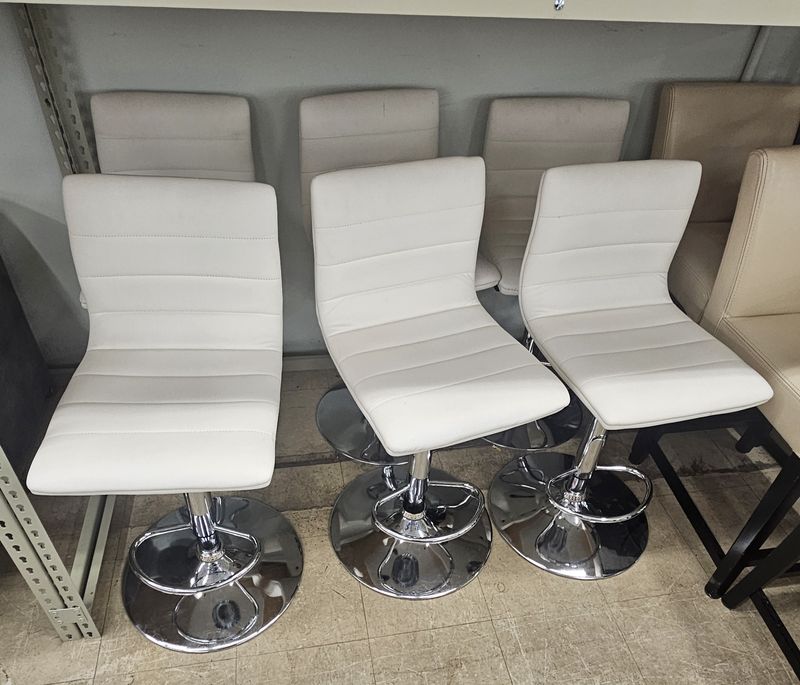 Skyline Swivel Bar Stool Set (6 Stools) - FREE DELIVERY