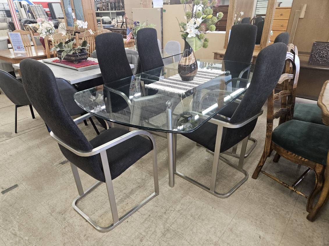 Metro Glass Dining Collection FREE DELIVERY