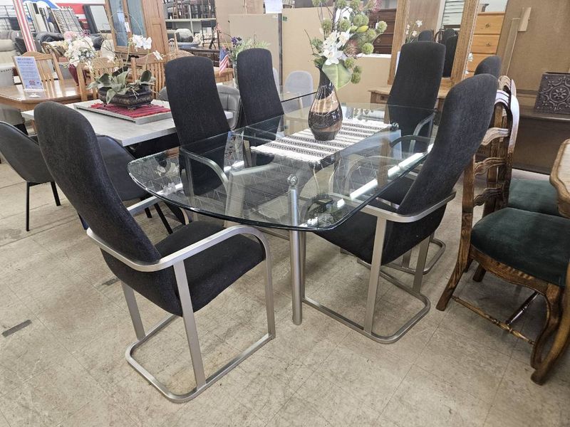 Metro Glass Dining Collection FREE DELIVERY